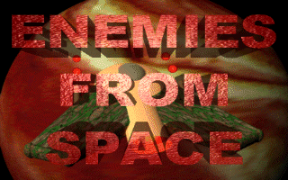 Title screen of Enemies from Space