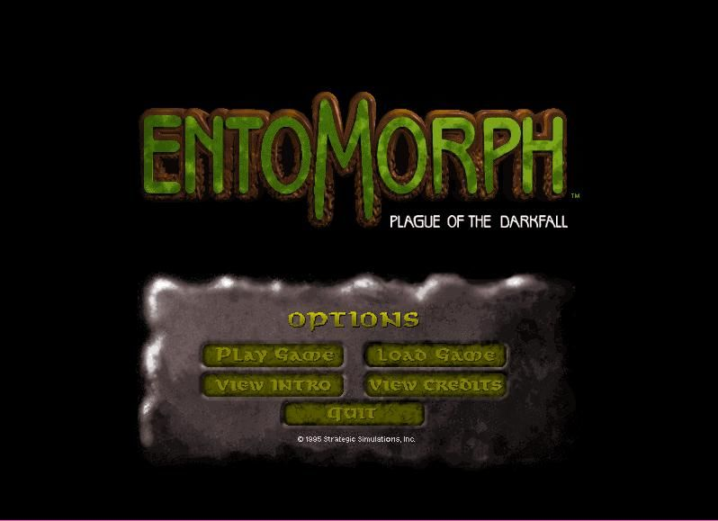 Title screen of World of Aden: Entomorph - Plague of the Darkfall
