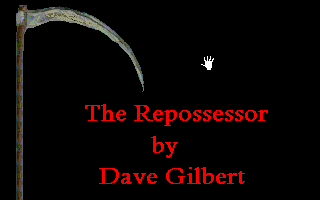 Title screen of The Repossessor