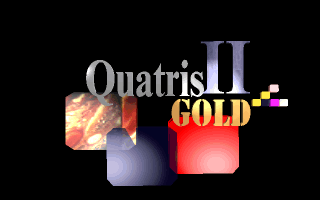 Title screen of Quatris II Gold