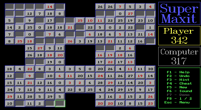 Gameplay of Super Maxit