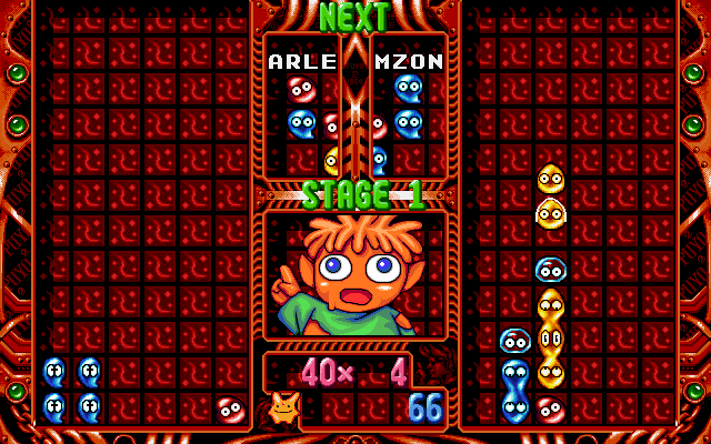 Gameplay of Puyo Puyo 2