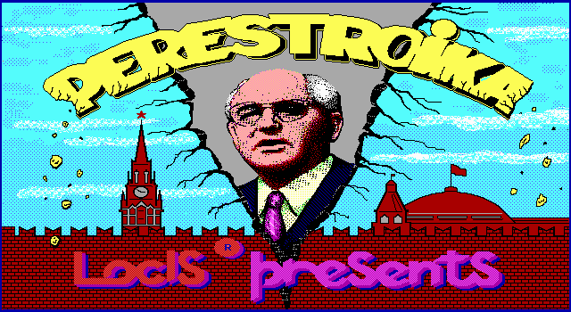 Title screen of Toppler