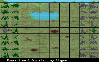 Gameplay of Dino Wars