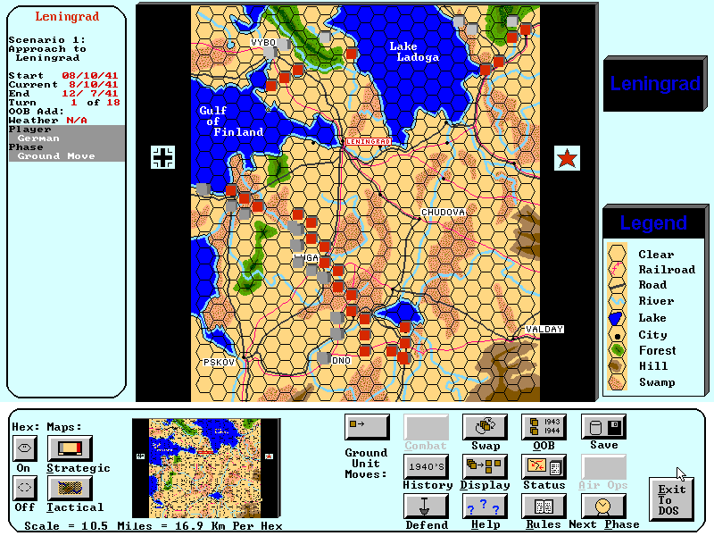 Gameplay of Leningrad