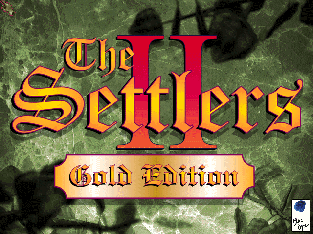 Title screen of The Settlers II: Gold Edition