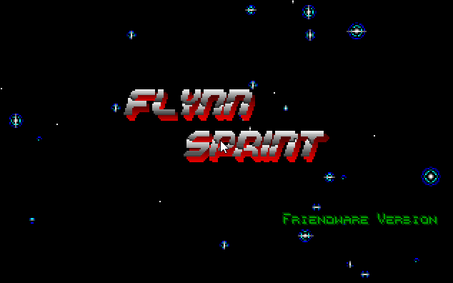 Title screen of Flynn Sprint