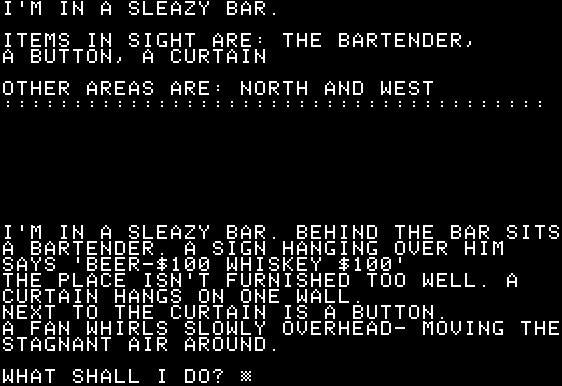 Gameplay of Softporn Adventure