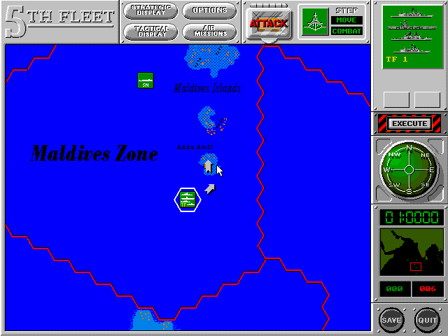 Gameplay of 5th Fleet