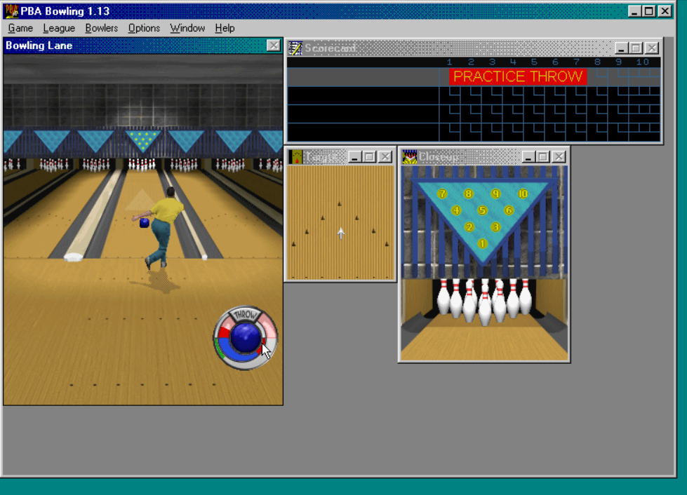 Gameplay of PBA Bowling