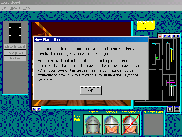 Gameplay of Logic Quest 3D Adventure