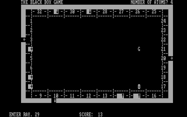 Gameplay of Black Box (1982)