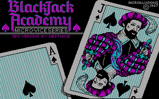 Title screen of BlackJack Academy