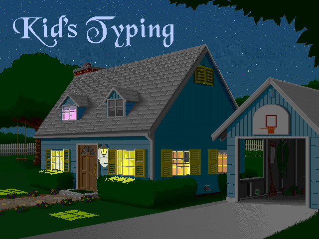 Title screen of Dream Team: Kid's Typing