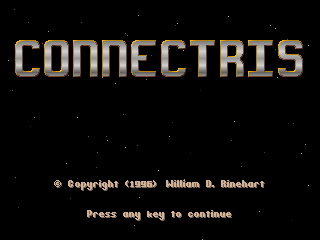 Title screen of Connectris