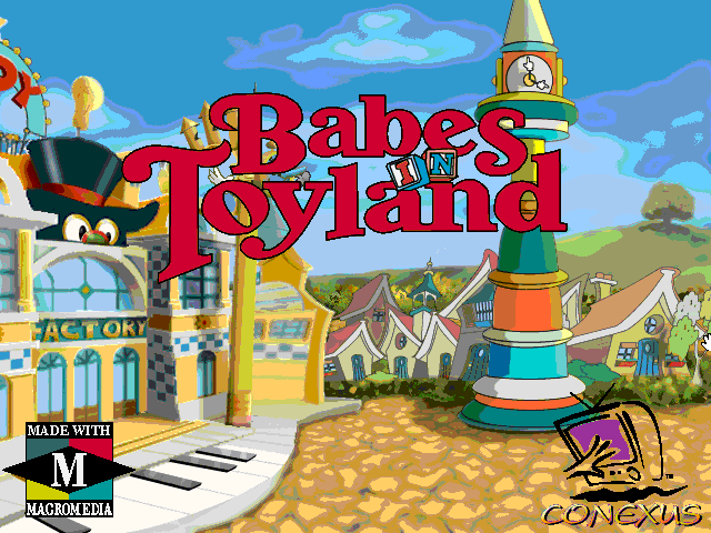 Title screen of Babes in Toyland