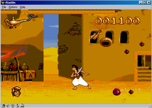Gameplay of Aladdin
