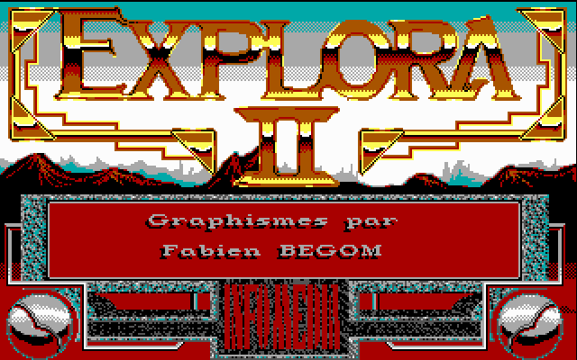 Title screen of Chrono Quest II