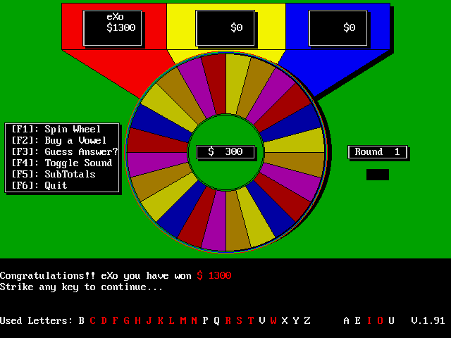 Gameplay of VGAWHEEL