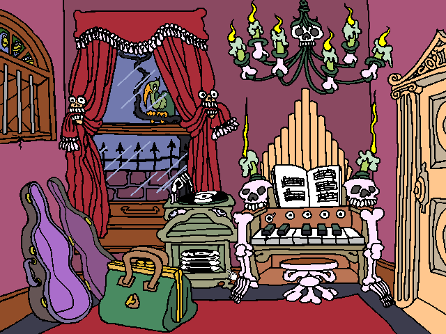 Gameplay of Gahan Wilson's The Ultimate Haunted House