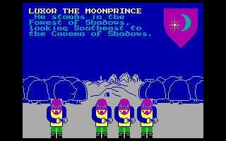 Gameplay of The Lords of Midnight