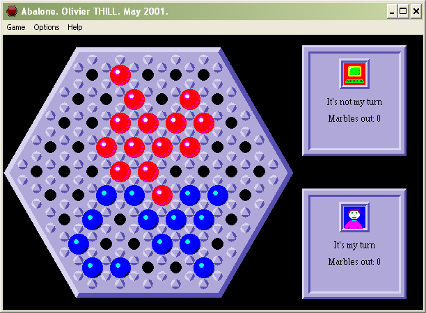 Gameplay of Abalone