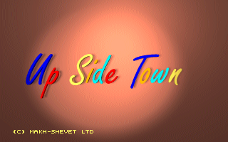 Title screen of Up Side Town