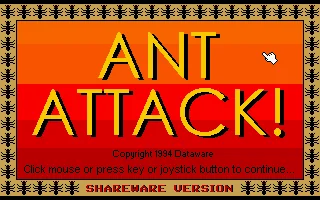 Box front of Ant Attack!