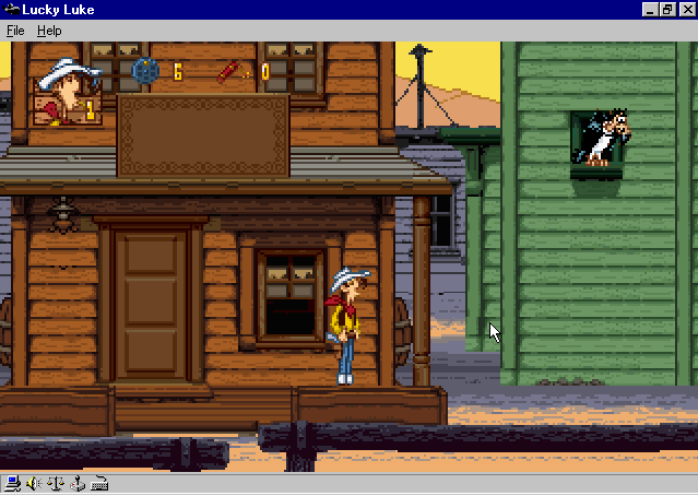 Gameplay of Lucky Luke