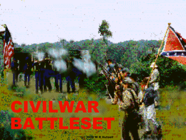 Title screen of Civil War Battleset