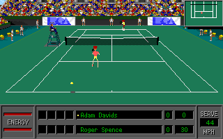 Gameplay of World Tour Tennis