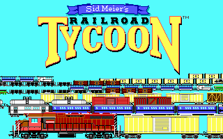 Title screen of Sid Meier's Railroad Tycoon