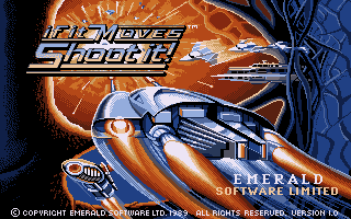Title screen of If It Moves, Shoot It!