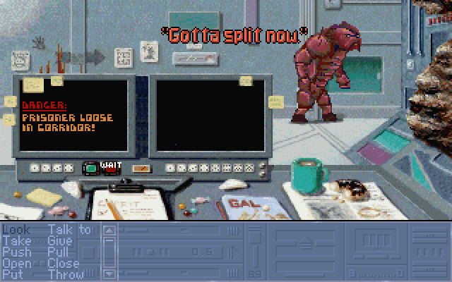 Gameplay of Rex Nebular and the Cosmic Gender Bender