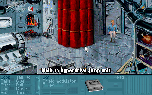 Gameplay of Rex Nebular and the Cosmic Gender Bender