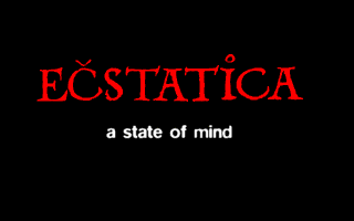 Title screen of Ecstatica