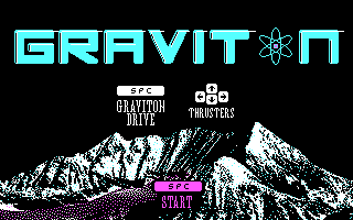 Title screen of Graviton (2017)