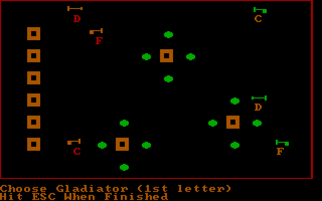 Gameplay of Galactic Gladiators
