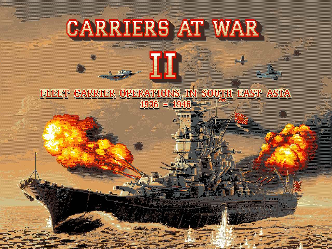 Title screen of Carriers at War II