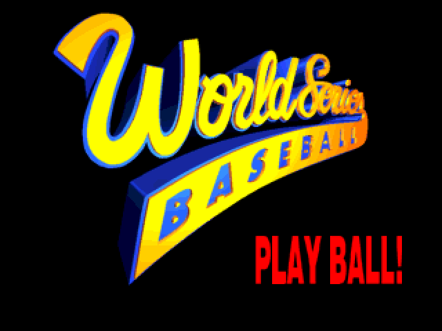 Gameplay of World Series Baseball '96