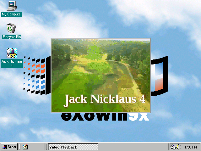 Title screen of Jack Nicklaus 4