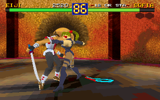 Gameplay of Battle Arena Toshinden