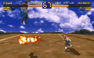 Gameplay of Battle Arena Toshinden