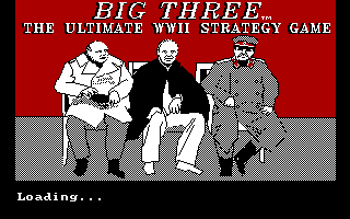 Title screen of The Big Three