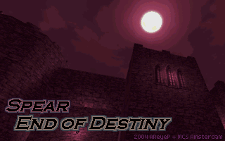 Title screen of Spear End of Destiny