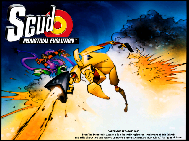 Title screen of Scud: Industrial Evolution