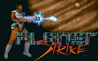 Title screen of Blake Stone: Planet Strike