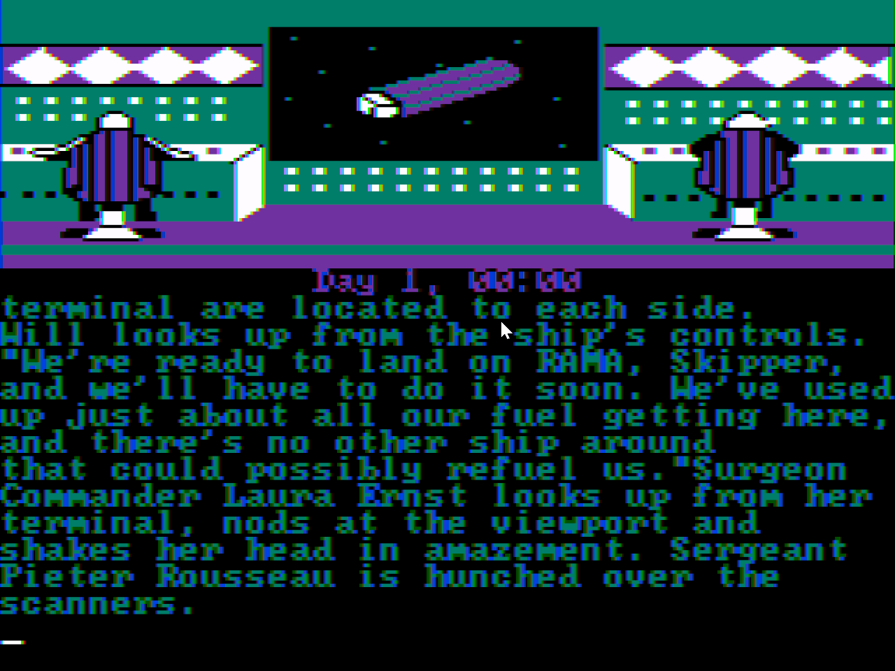 Gameplay of Rendezvous with Rama