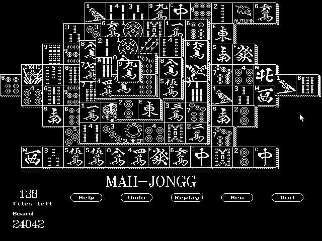 Gameplay of Mahjongg