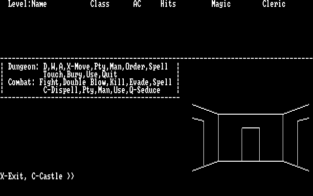 Gameplay of Oubliette